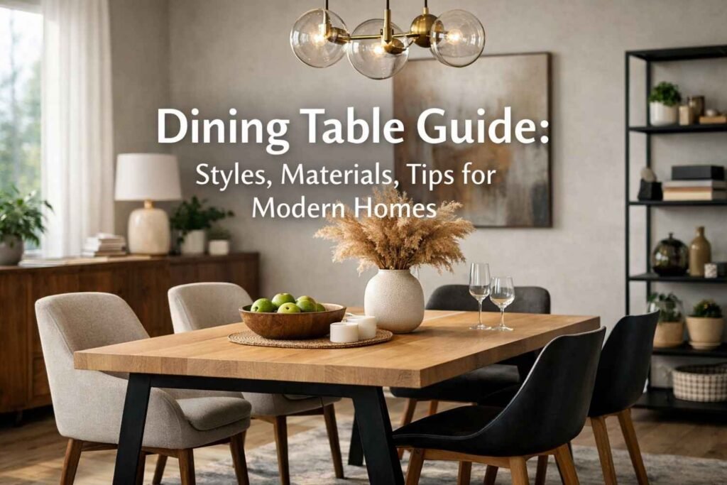 Dining Table Guide: Styles, Materials, Tips for Modern Homes