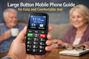 Large Button Mobile Phone Guide for Easy and Comfortable Use