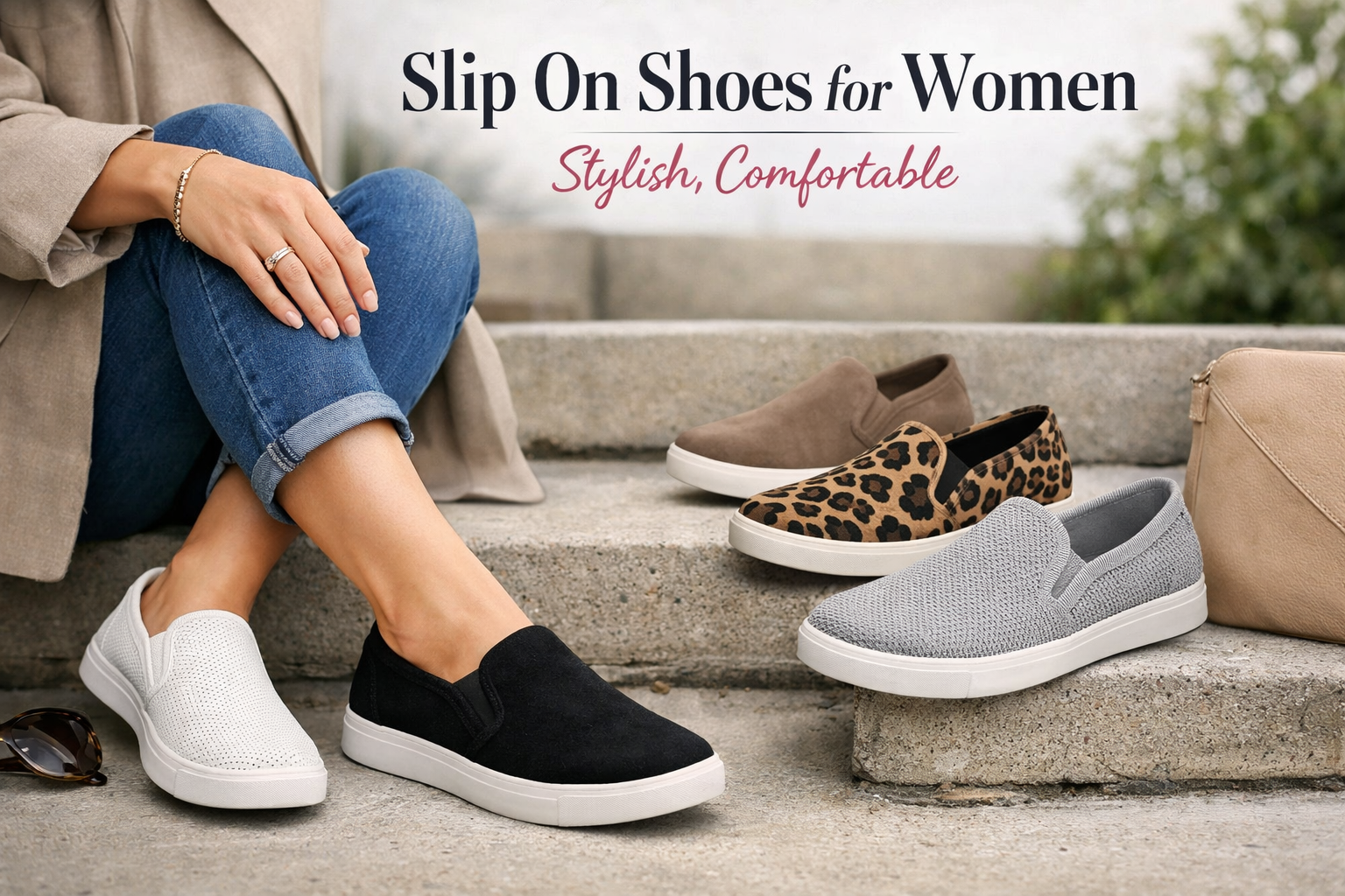 Slip On Shoes for Women Stylish, Comfortable