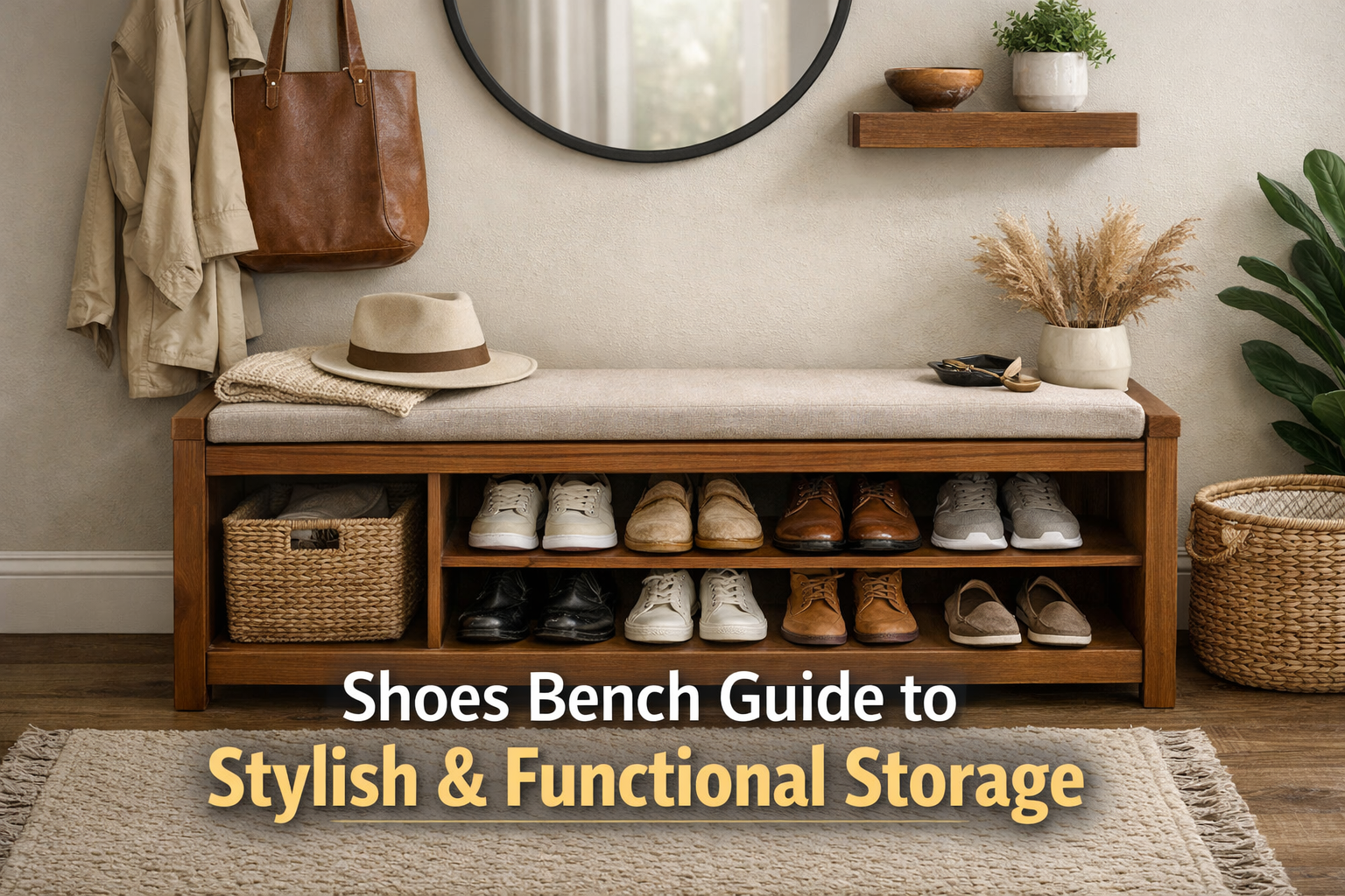 Shoes Bench Guide to Stylish & Functional Storage